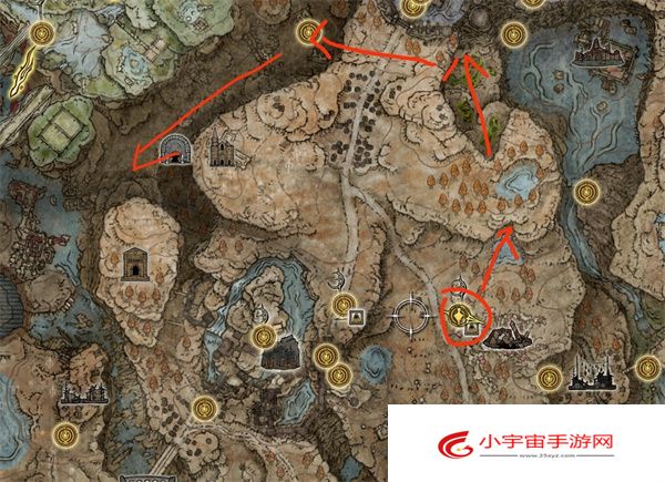 《艾尔登法环》劳弗古遗迹地图碎片收集攻略